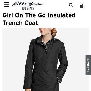 Trench Coat Girl on the Go Waterproof Eddie Bauer